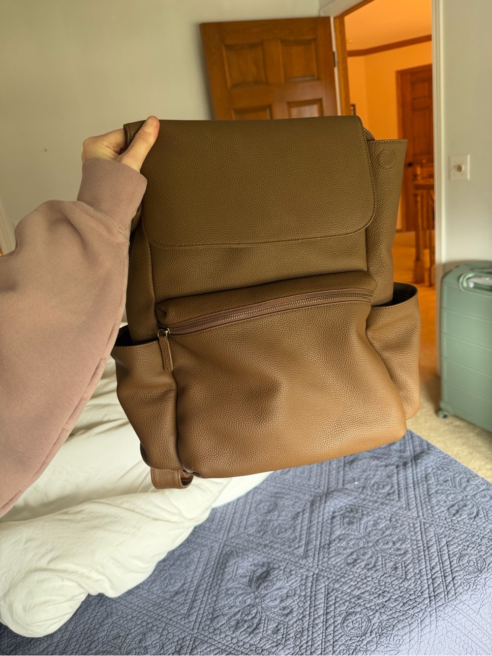 Andar Sydney Backpack in Togo Timber